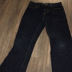 Bootcut jeans for men.